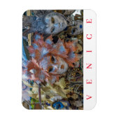 Venice Carnival-maskers koelkast magneet (Verticaal)