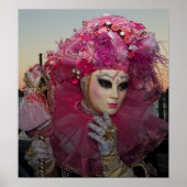 Venice Carnival-maskers Poster (Voorkant)