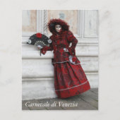 Venice Carnival Masquerade Briefkaart (Voorkant)