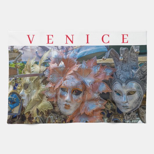 Venice Carnival mastheedoeken Theedoek (Horizontaal)