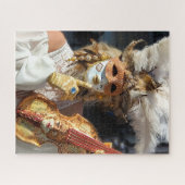 Venice Carnival Violin MaskLady Puzzle Legpuzzel (Horizontaal)