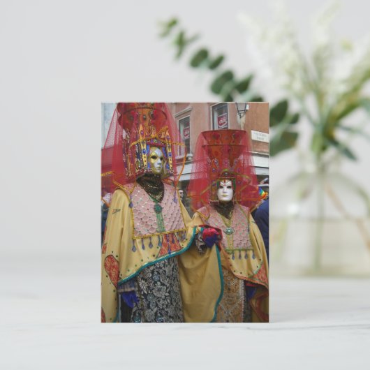 Venice Carnivale Briefkaart (Staand voorkant)