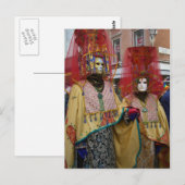 Venice Carnivale Briefkaart (Voorkant / Achterkant)