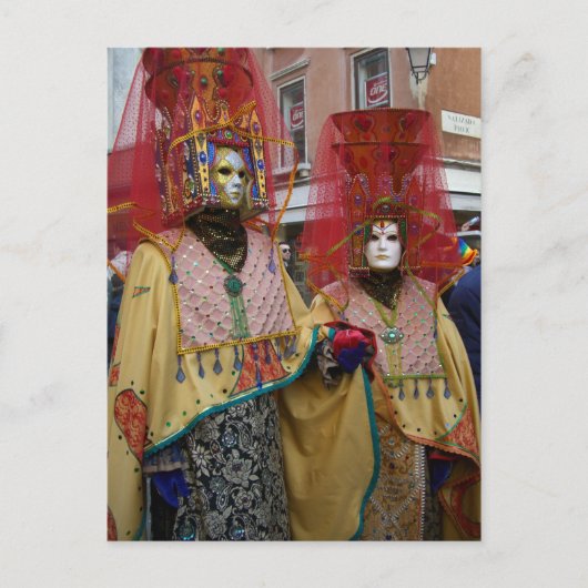 Venice Carnivale Briefkaart (Voorkant)