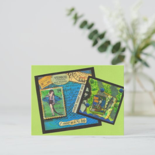 Venice Castle nabij het Briefkaart van het Zee (Staand voorkant)