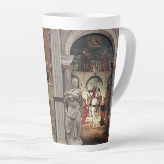 VENICE CHURCH, GAUZE ZOALS Marble Veil + GONDOLIER Latte Mok (Rechterhoek)