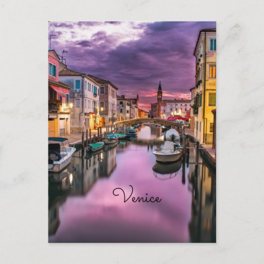 Venice, colorful scenic photograph, briefkaart (Voorkant)