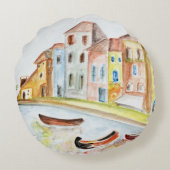 Venice Concept Rond Kussen (Achterkant)