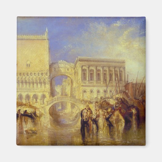 Venice, de brug van Sighs door J. M. W. Turner Magneet (Voorkant)