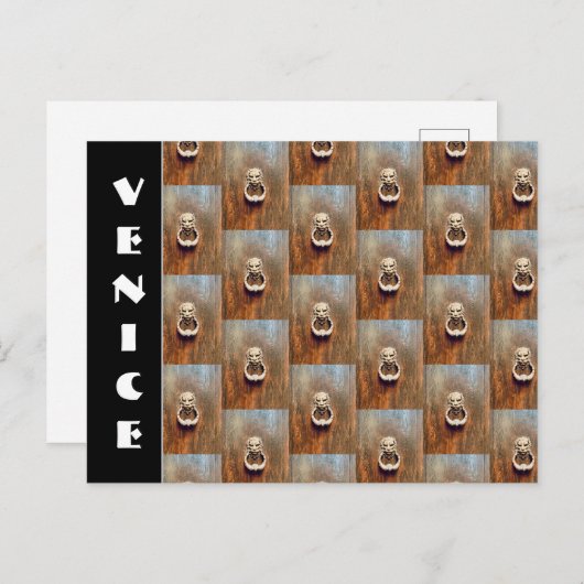 Venice Door Knocker Briefkaart (Voorkant / Achterkant)