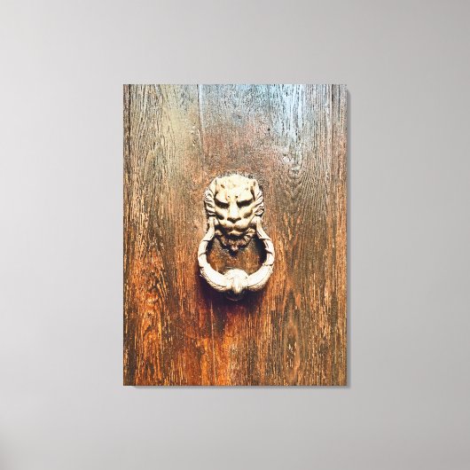 Venice Door Knocker Canvas Afdruk (Voorkant)