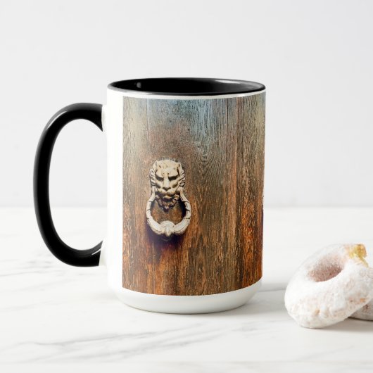 Venice Door Knocker Mok (Met donut)
