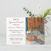 VENICE - EEN ITALIAANSE PARTIJ INVITE KAART (Staand voorkant)