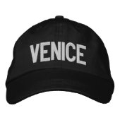 Venice Embroidered Hat Geborduurde Pet (Voorkant)