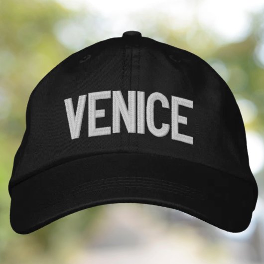 Venice Embroidered Hat Geborduurde Pet