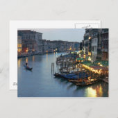 Venice Evening - Grand Canal Briefkaart (Voorkant / Achterkant)