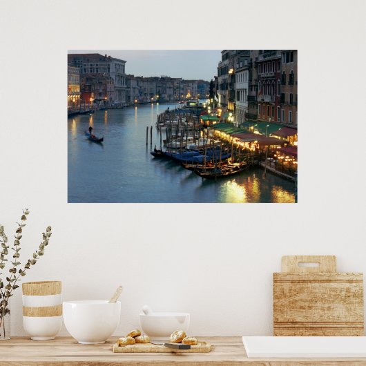 Venice Evening Grand Canal Poster (Keuken)