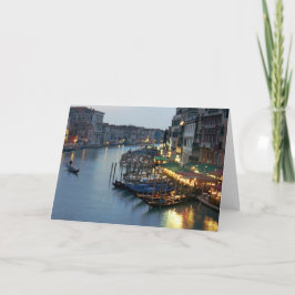 Venice Evening Over the Grand Canal Kaart