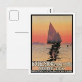  Venice Excelsior Palace Travel Ad. Briefkaart (Voorkant / Achterkant)