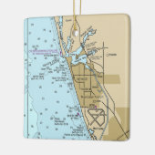 Venice Florida Chart Keramisch Ornament (Links)