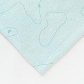 Venice Florida Map (1973) Fleece Deken (Hoek)