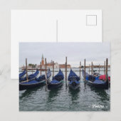 Venice Gondola Briefkaart (Voorkant / Achterkant)