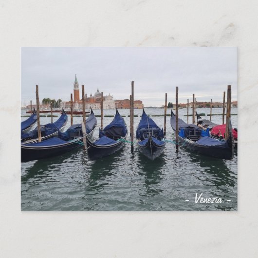 Venice Gondola Briefkaart (Voorkant)