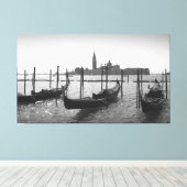 Venice gondola canvas afdruk (Insitu (Houten vloer))