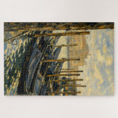 Venice Gondola Gold Van Gogh Style Art Puzzle Legpuzzel (Horizontaal)