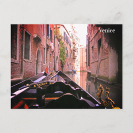 Venice Gondola Ride Italiaans Briefkaart van de fe