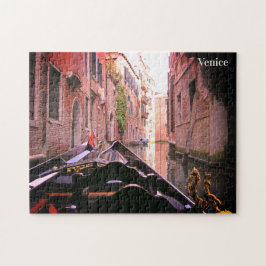Venice Gondola Ride Italiaans Briefkaart van de fe Legpuzzel