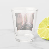 Venice Gondola Ride Italiaans Briefkaart van de fe Shot Glas (Achterkant)