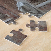 Venice Gondola Scene Foto Jigzaag Puzzle Legpuzzel (Zijkant)