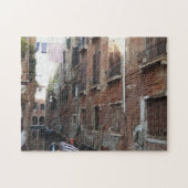 Venice Gondola Scene Foto Jigzaag Puzzle Legpuzzel (Horizontaal)