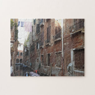 Venice Gondola Scene Foto Jigzaag Puzzle Legpuzzel