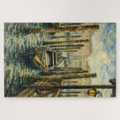Venice Gondola Van Gogh Style Mosaic Art Puzzle Legpuzzel (Horizontaal)