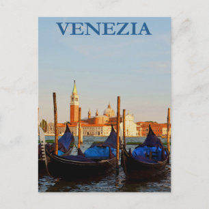Venice Gondola Vintage Revel Briefkaart
