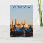 Venice Gondola Vintage Revel Kaart (Voorkant)