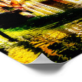 Venice gondolas along the walkway umbrella and ☔ poster (Hoek)