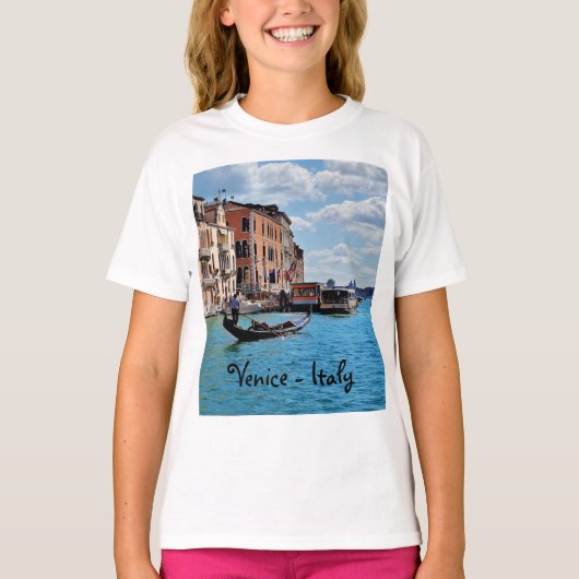 Venice Gondolas Italië Europa T-shirt (Voorkant)