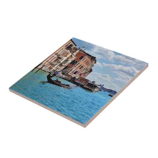 Venice Gondolas Italië Europa Tegeltje (Zijkant)