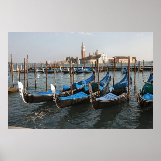 Venice Gondolas Poster (Voorkant)