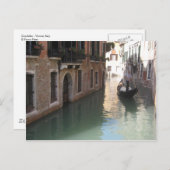 Venice gondolier - briefkaart (Voorkant / Achterkant)