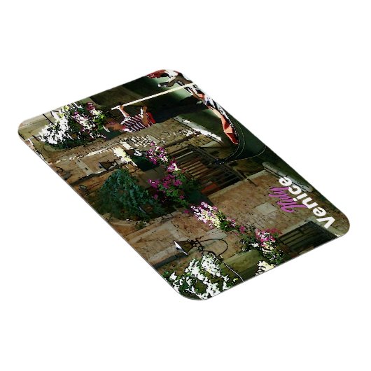Venice Gondolier Travel Souvenir Magneet (Rechterzijde)
