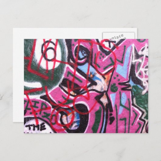 Venice Graffiti Briefkaart (Voorkant / Achterkant)