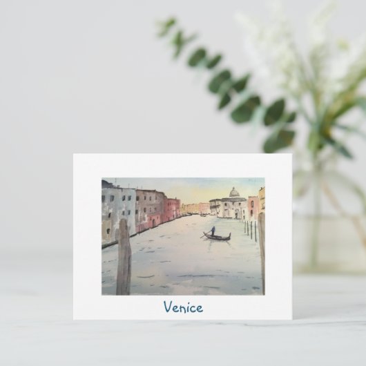 Venice Grand Canal Briefkaart (Staand voorkant)