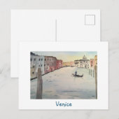 Venice Grand Canal Briefkaart (Voorkant / Achterkant)