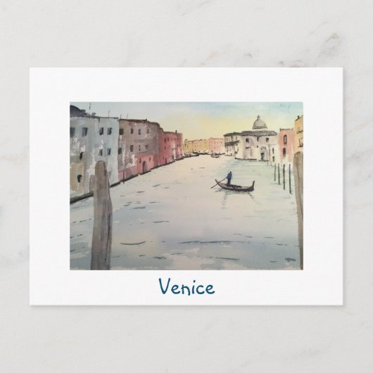 Venice Grand Canal Briefkaart (Voorkant)