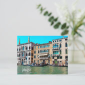 Venice Grand Canal Gondola Canal Boats Briefkaart (Staand voorkant)