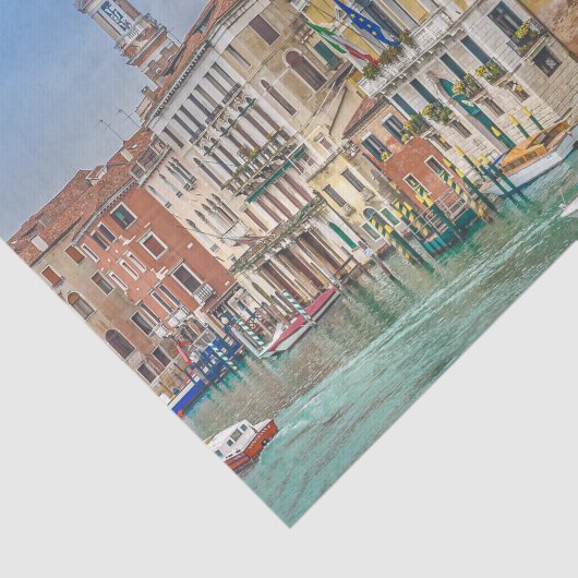 Venice Grand Canal, Italië Tissuepapier (Detail)